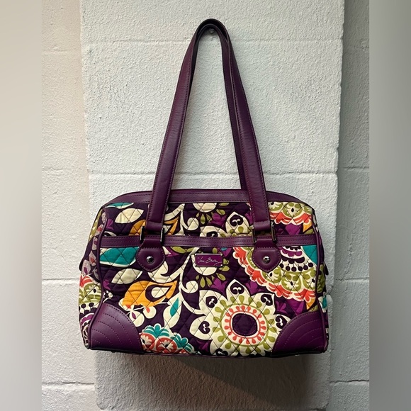 Vera Bradley Handbags - Vera Bradley Purple Floral Women's Bag